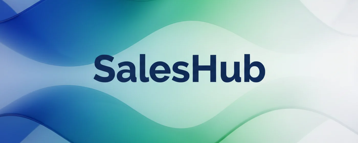 SalesHub product interface
